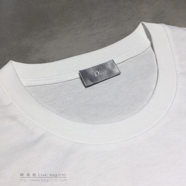Dior夏裝T恤 19春夏新款 迪奧短袖 白色短袖  tzy1738